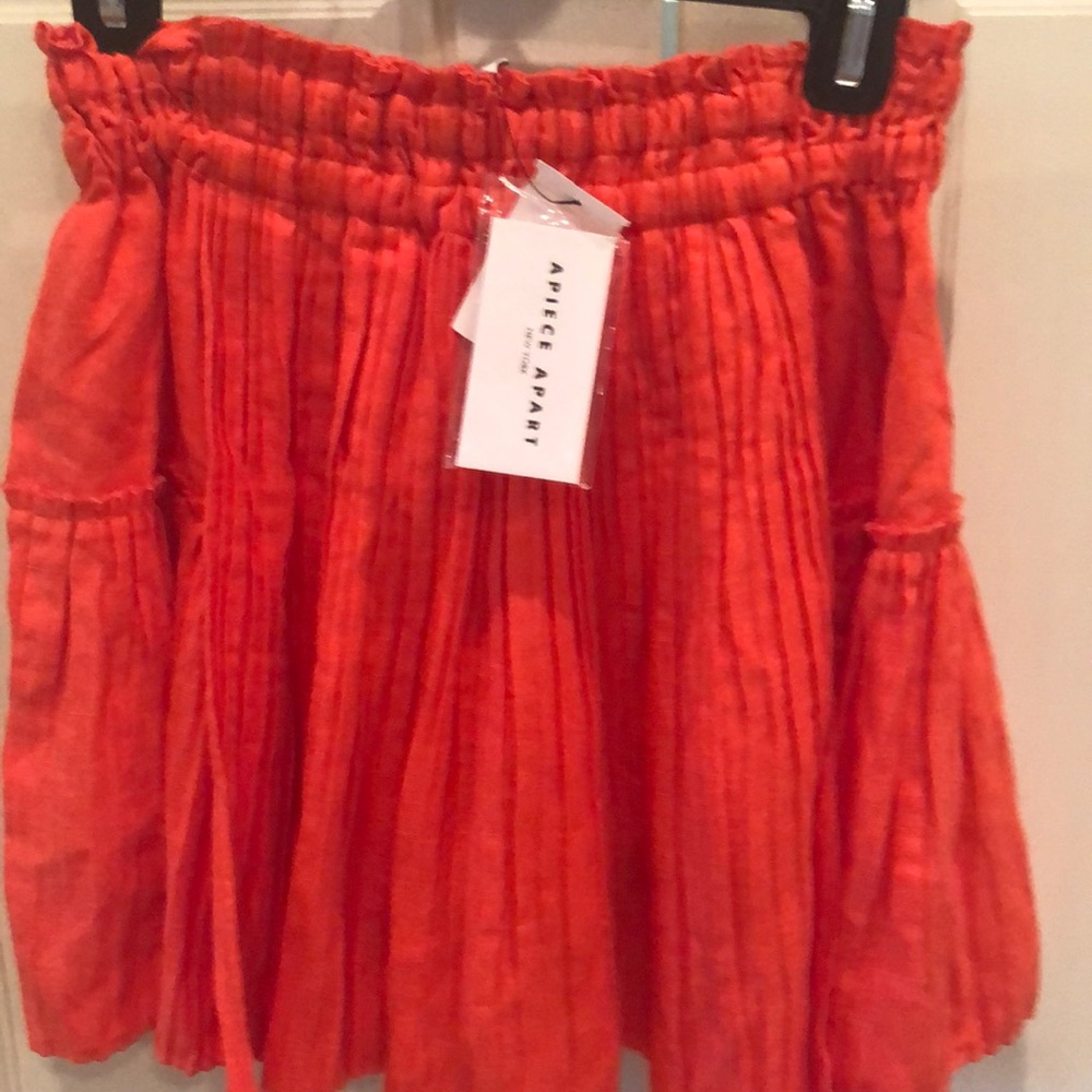 A Piece A Part linen stretch skirt